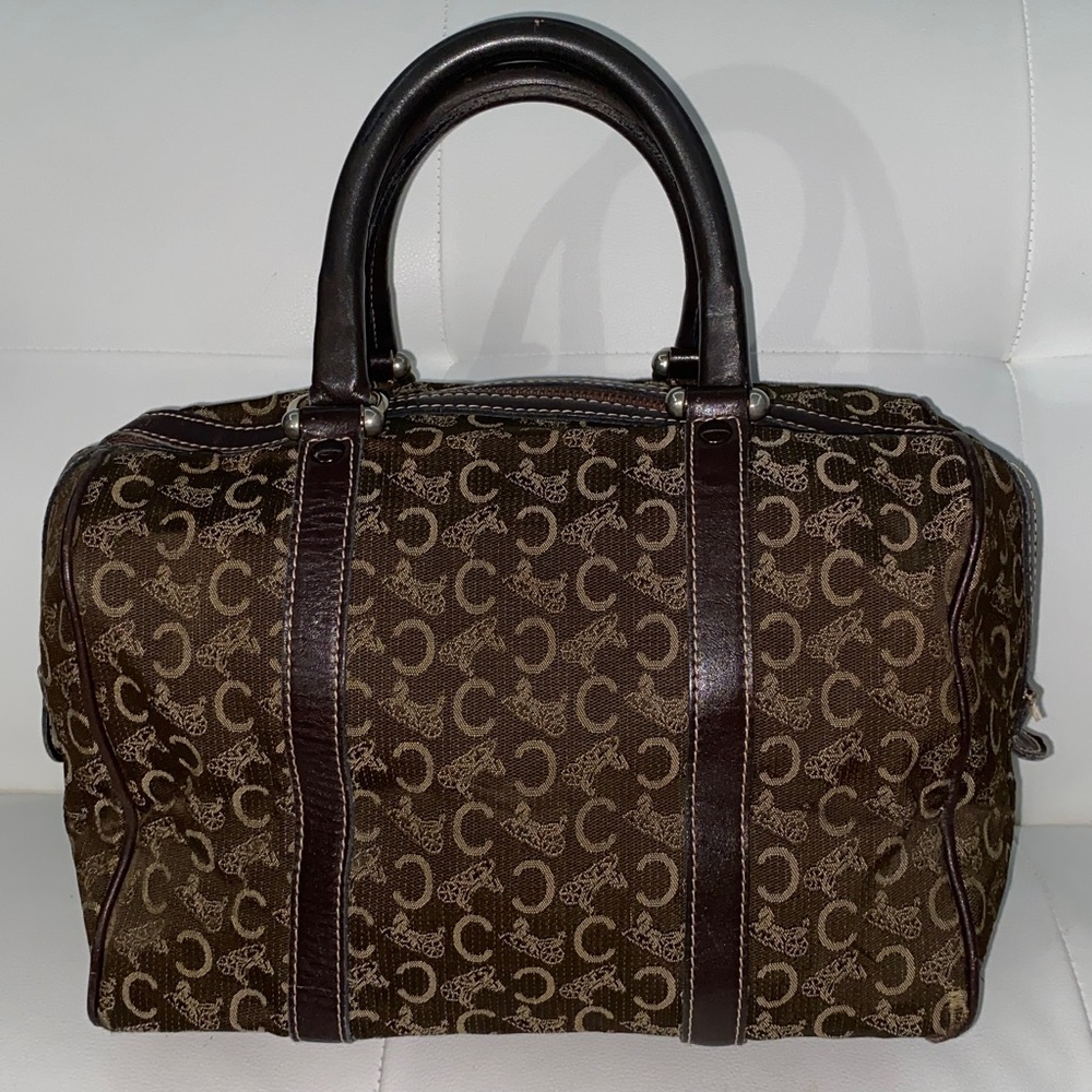 Authentic Rare CELINE Horse Carriage Boston Bag - Picture 2 of 16